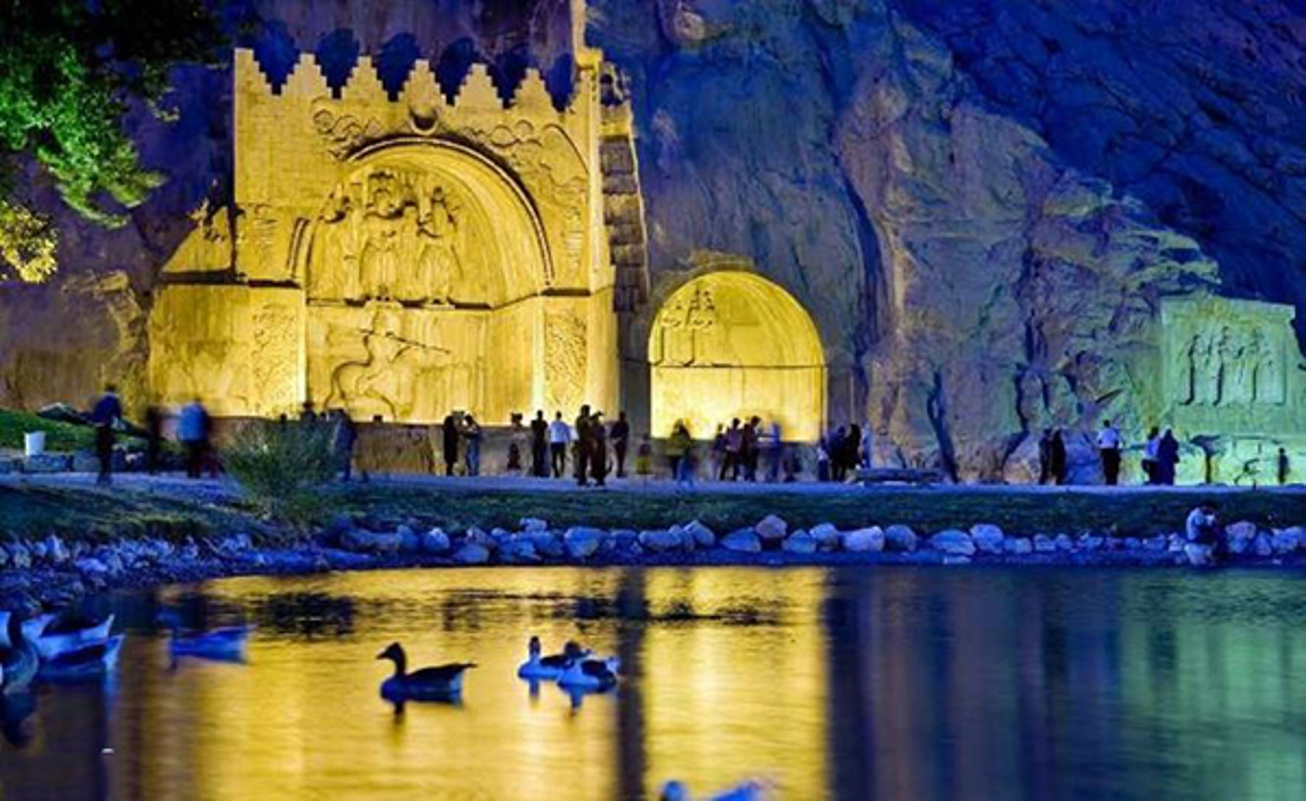 طاق بستان کرمانشاه یادگار ارزشمند ساسانیان